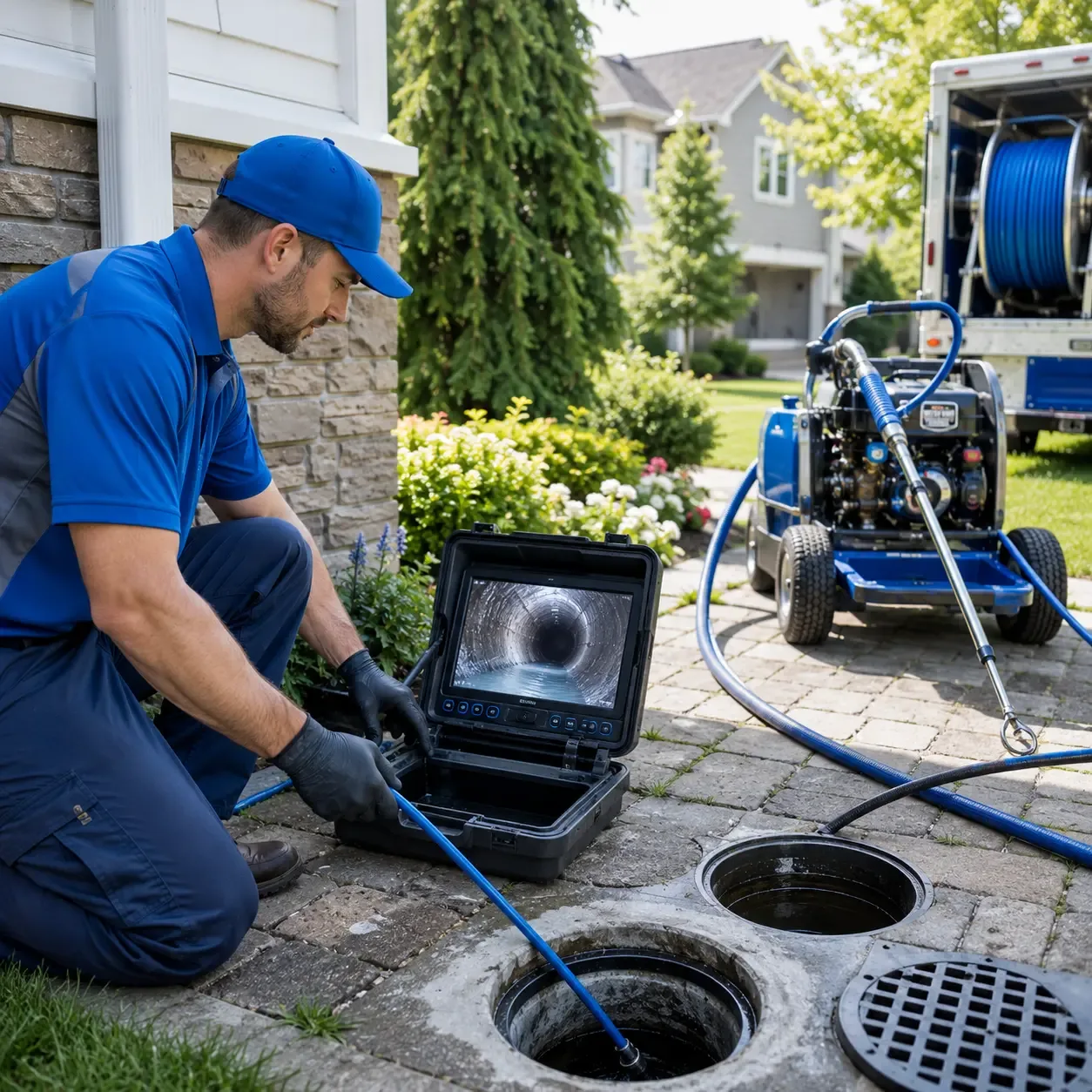 Outdoor drain cleaning professionals serving Athens, NY